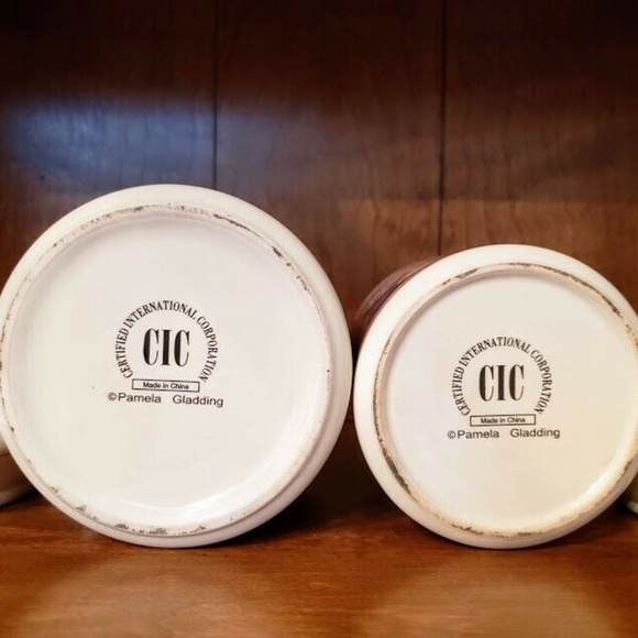 Certified International Pamela Gladding Canisters - Picture 3 of 5